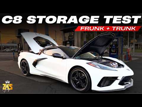 C8 Corvette Storage Test — What Actually Fits in the Frunk + Trunk