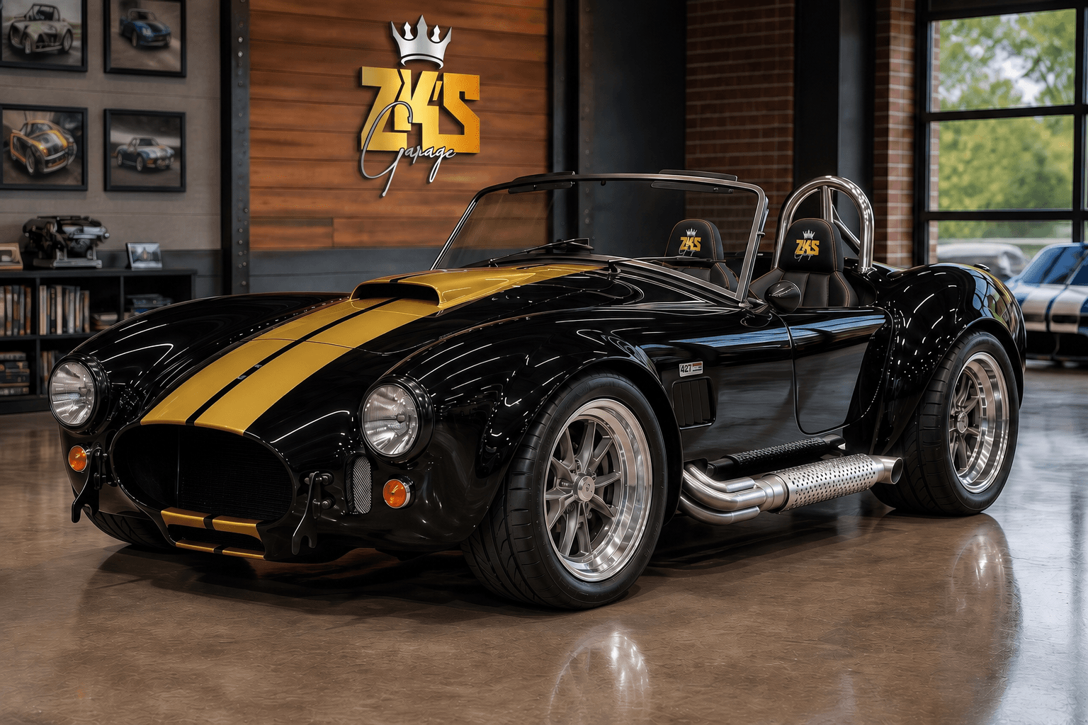 ZK's Garage Factory Five Cobra research concept in the garage