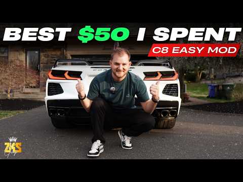 The $50 Mod That Changed The Look of My C8 Corvette