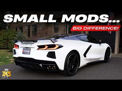 2 Mods That TRANSFORMED My C8 Corvette — Carbon Flash Badge + Fresh Wrap