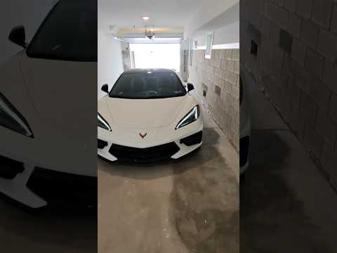 C8 Corvette Cold Start in the Garage — That V8 Sound 🔥
